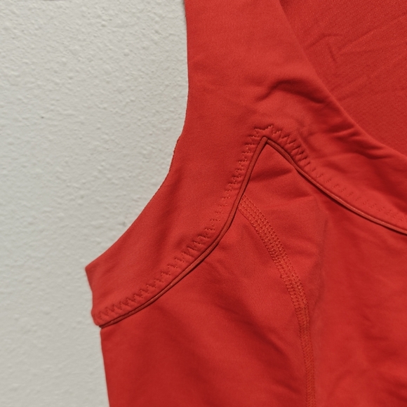 Lululemon Athletica Run: Ta Ta Topper Tank Red Orange Size 6 - Picture 9 of 9